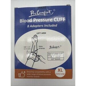 Pro Comfort Blood Pressure Cuff X-Large XL Replacement 22-52cm NEW